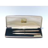 Krelsler Attache set, pencil and pen, cased