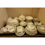 A quantity of Villeroy & Boch 'Dresden pattern' earthen ware part dinner service, retailed by T.