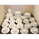 A Crown Staffordshire Surrey Collection six person tea set, together with a Noritake tea service