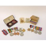 A George VI Imperial Service medal, awarded to George Charles Griggs, in presentation case, two