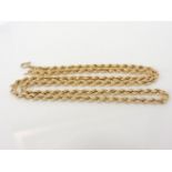 A 9ct gold rope chain necklace, 15.83g