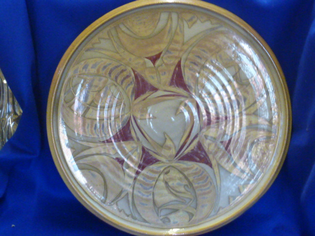 A large 20th Century Aldermaston Pottery Plate/Charger,