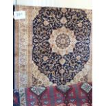 A blue ground Keshan Carpet, 2.80 x 2.