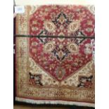 A red ground Heriz Carpet, 2.80 x 2.