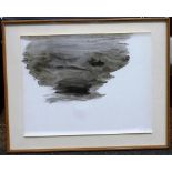 *A 20th Century Monochrome Ink Wash, signed lower right in pencil Caubet, oak box framed, 50.