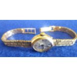 A ladies 9 carat yellow gold Dress Watch,