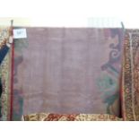 A peach ground hand made Tibetan Carpet, 3.00 x 2.