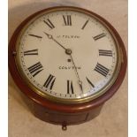 A good 19th Century circular mahogany framed Wall Clock,