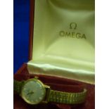A ladies boxed Omega Dress Watch,
