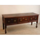 A George III style (mostly made up from old/period wood) Dresser Base,