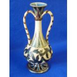 A two handled Doulton Lambeth stoneware Vase dated 1878,