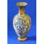 A Doulton Lambeth stoneware Vase dated 1884,