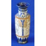 A Doulton Lambeth stoneware Vase dated 1881,