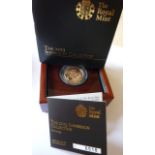 A boxed UK Limited Edition (6518) 2013 Sovereign Collection gold Sovereign together with paperwork