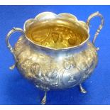 A large 19th Century two handled Sugar Bowl,