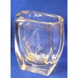 A Scandinavian style Art Glass Vase,