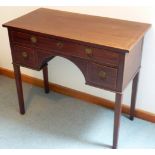 A George III mahogany Side Table,