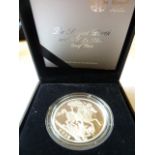 A boxed 5 Pound silver proof Coin commemorating the royal birth 2013,