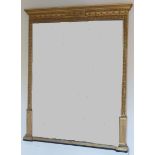 A 19th Century neo-Classical style gilt framed wall hanging Looking Glass,