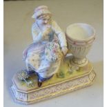 A 19th Century Continental hand decorated porcelain Figure,