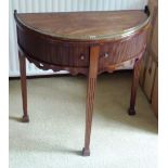 A 19th Century bow fronted Console Table,