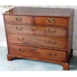 A late 18th Century mahogany Chest,