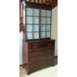 A Regency period mahogany Secretaire Cabinet,