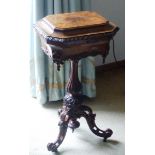 A good mid 19th Century walnut Teapoy,