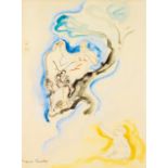 FRANCIS PICABIA (1879-1953) Scène mythologique, vers 1926-1927 Watercolor and pencil on paper;