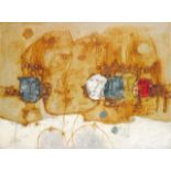 Théo Tobiasse (1927-2012) Les Chats et la Femme nue Oil on canvas; Signed lower left, Titled lower