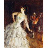 Jean Louis Marcel Cosson (1878-1956) Danseuse espagnole Oil on panel; Signed lower right 217/8 x