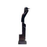 Joseph Csaky (1888-1971) L'oiseau Bronze cast with brown patina; Numbered 2/8; Inscribed "CSAKY" and