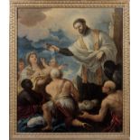 ATTRIBUÉ À Paolo de MATTEIS (1662-1728) Saint François-Xavier Toile Manques et accidents Dans un