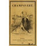 BOREL Pétrus. Champavert, contes immoraux. Paris, Gosselin, 1833?; in-8 de 438 pp., reliure