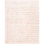 Marceline DESBORDES-VALMORE. 1786-1859. Poétesse. Poème aut. signé "Elisa Mercoeur". S.l.n.d. (