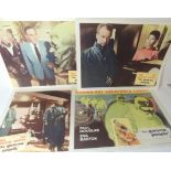 LOBBY CARDS - THE GAMMA PEOPLE 1956 starring Paul Douglas and Eva Bartok, full set of eight