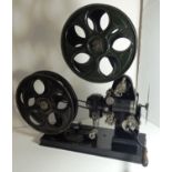 A Butcher Houghton Empire Projector, c.1920's, hand cranked 35mm silent projector, complete
