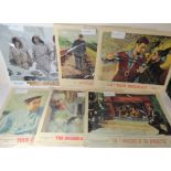 LOBBY CARDS - part sets: CAPTAIN SINBAD 1963 (4);  MURDER SHE SAID 1961(6); THE 4 HORSEMEN OF THE