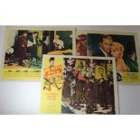 LOBBY CARDS - MR POTTS GOES TO MOSCOW (UK title Top Secret) 1952, full set of eight; POCKETFUL OF