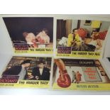 LOBBY CARDS - THE HARDER THEY FALL 1956 starring Humphrey Bogart, full set of eight