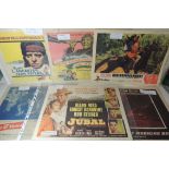 LOBBY CARDS - Westerns full sets of eight cards: APACHE 1954 starring Burt Lancaster; THE KENTUCKIAN