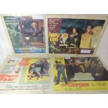 LOBBY CARDS - AL CAPONE 1959 starring Rod Steiger, full set of eight; THE BONNIE PARKER STORY 1958