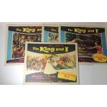 LOBBY CARDS - THE KING & I full set of eight for the 1956 film starring Deborah Kerr and Yul Brynner