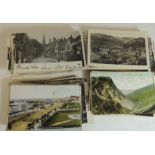 A quantity of loose postcards of Dorset views; Sussex; Lake District; Liverpool; Blackpool and