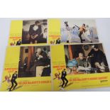 Film lobby cards - JAMES BOND On Her Majesty's Secret Service, full set of 8 (poor/fair condition)