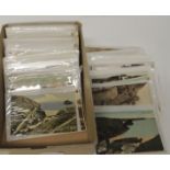 A quantity of loose postcards of Cornish views, towns and villages c.1920 - modern and some other