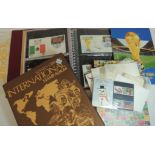 A World Cup Masterfile containing Football covers and ephemera; some loose commemorative covers;