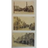 Two rp postcards of Pewsey c.1909 and another of High Street Crayford c.1910 (3)