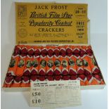 A box of Jack Frost British Film Star Popularity Contest Crackers, complete and with free entry form
