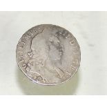 WILLIAM III - Halfcrown 1696, C Chester, OCTAVO, f/worn